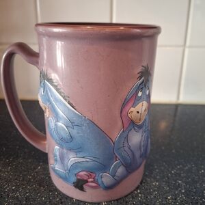 Disney Eeyore Pink Purple Ceramic Coffee Mug